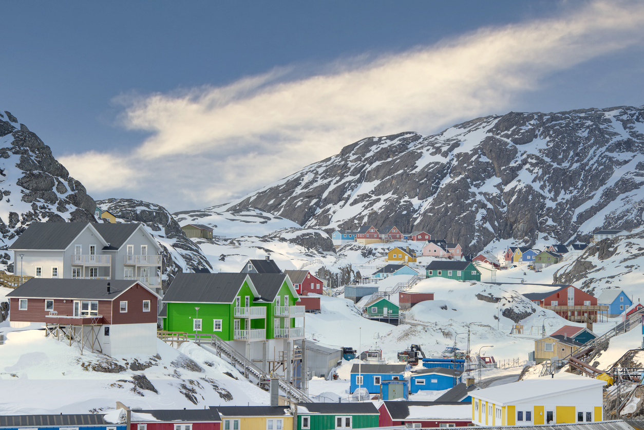 Maniitsoq town in Greenland