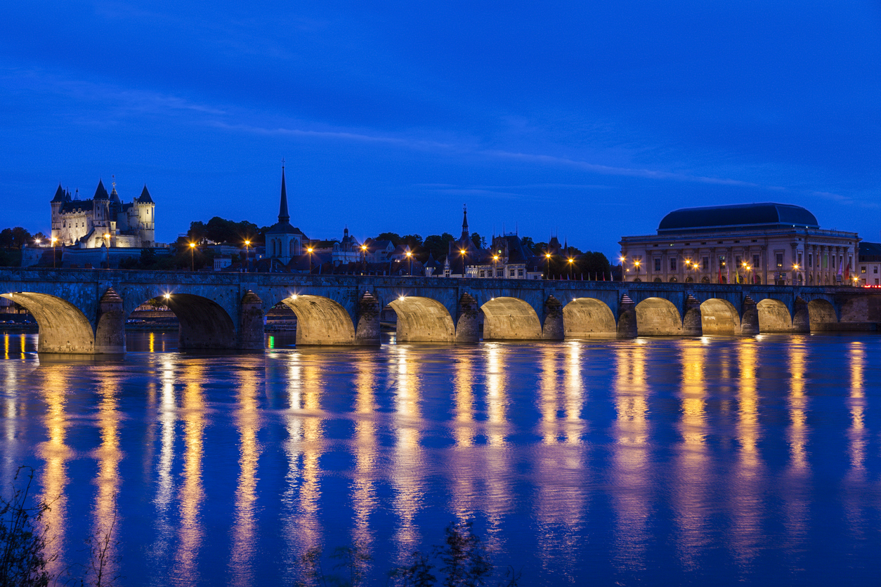 Panorama of Saumur