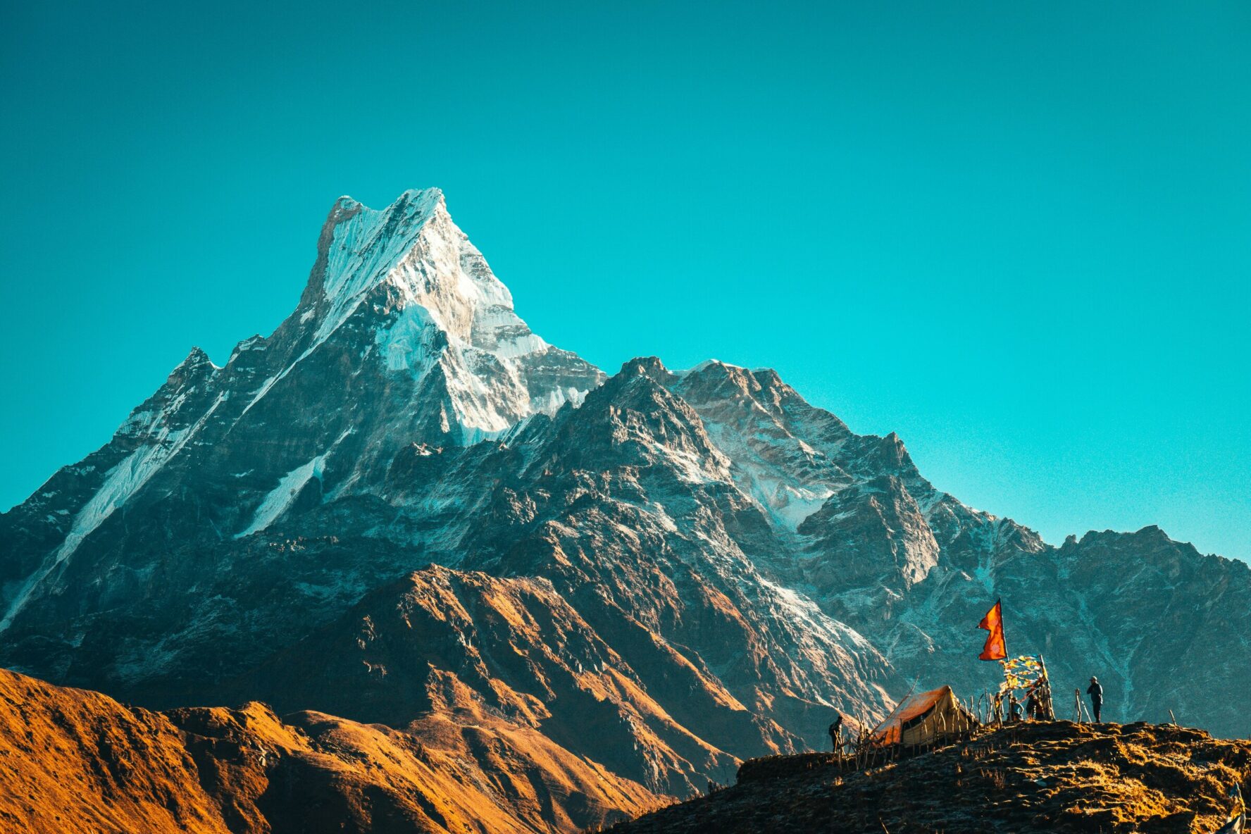 Mardi Himal, a Himalayan peak in Nepal.
