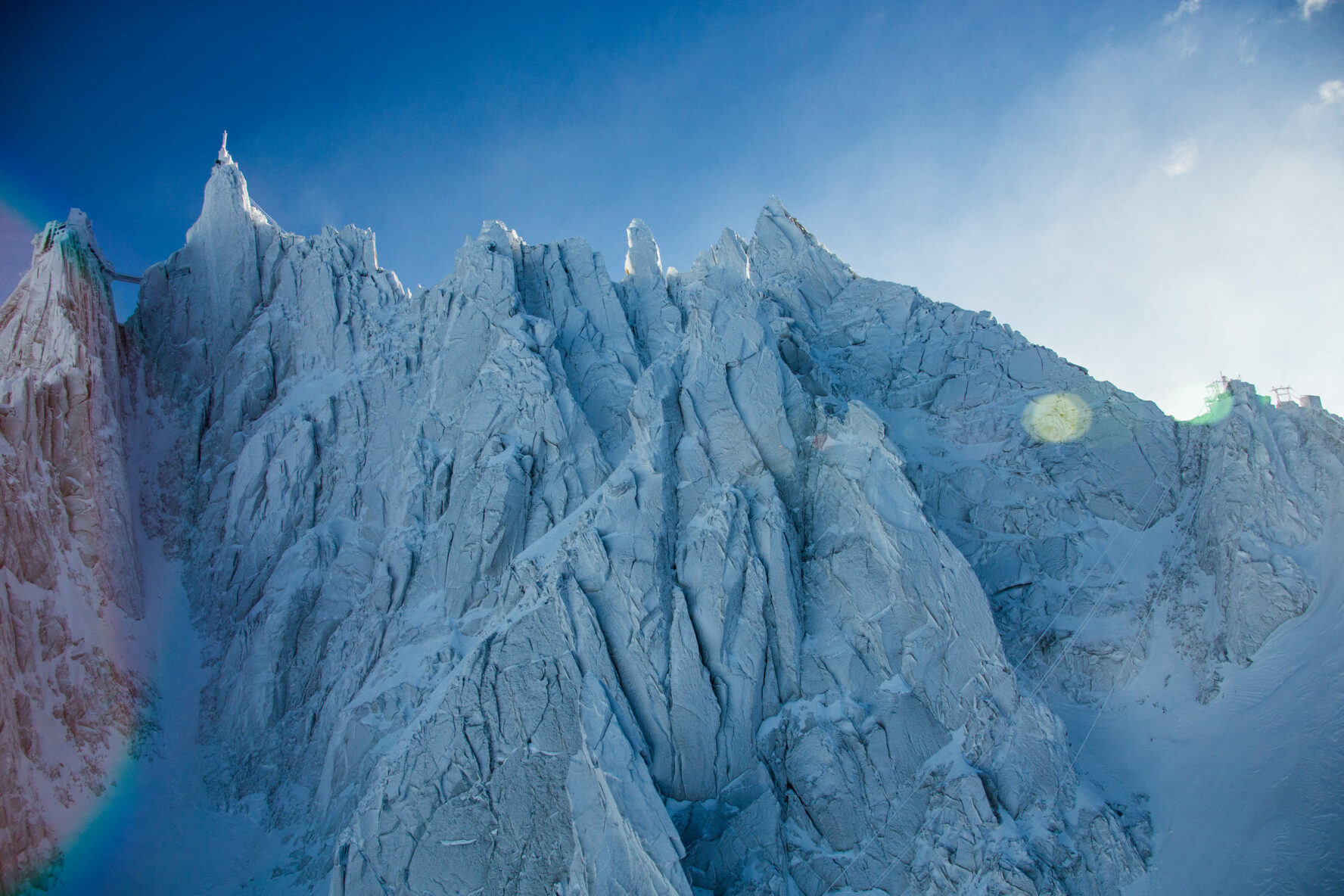 Rock faces in the Alps