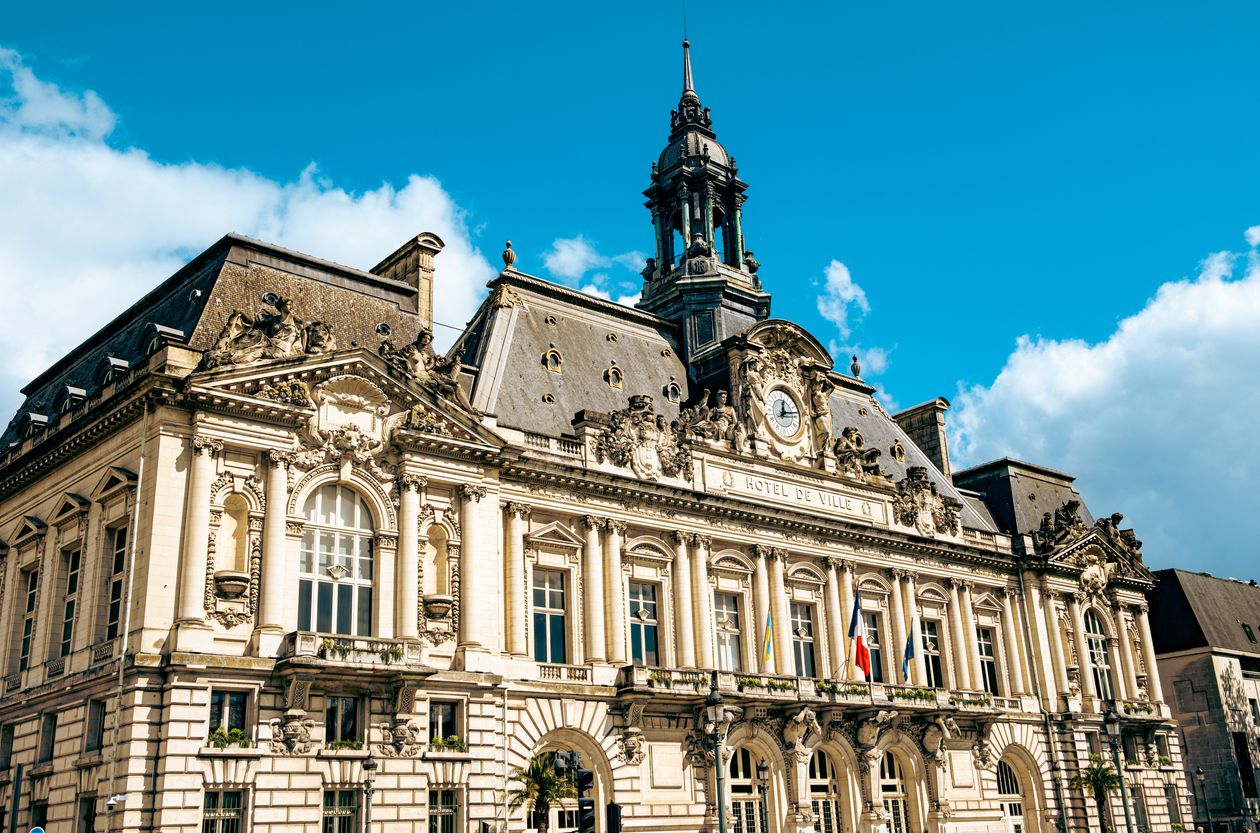 Tours town in France