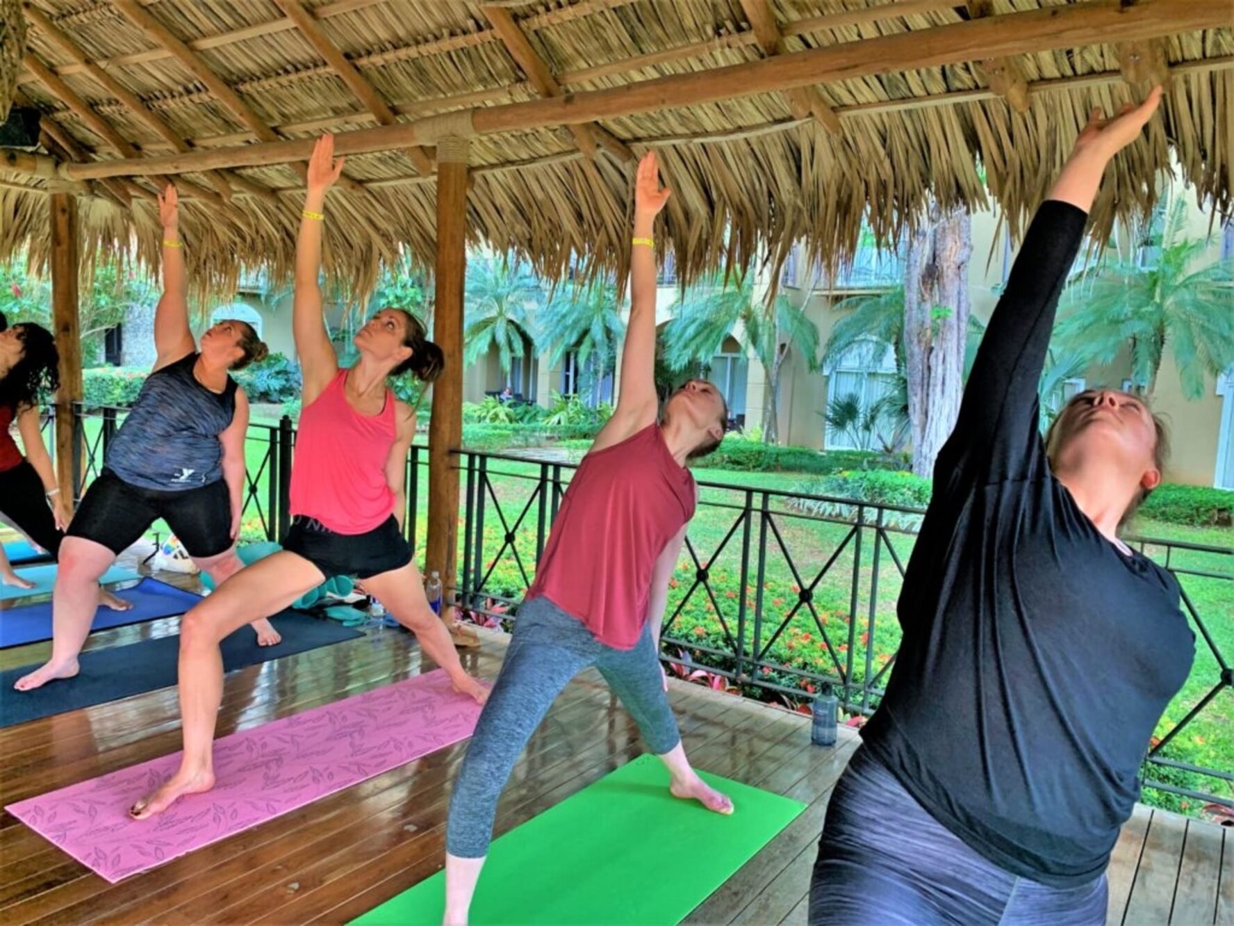 Yoga session in Costa Rica