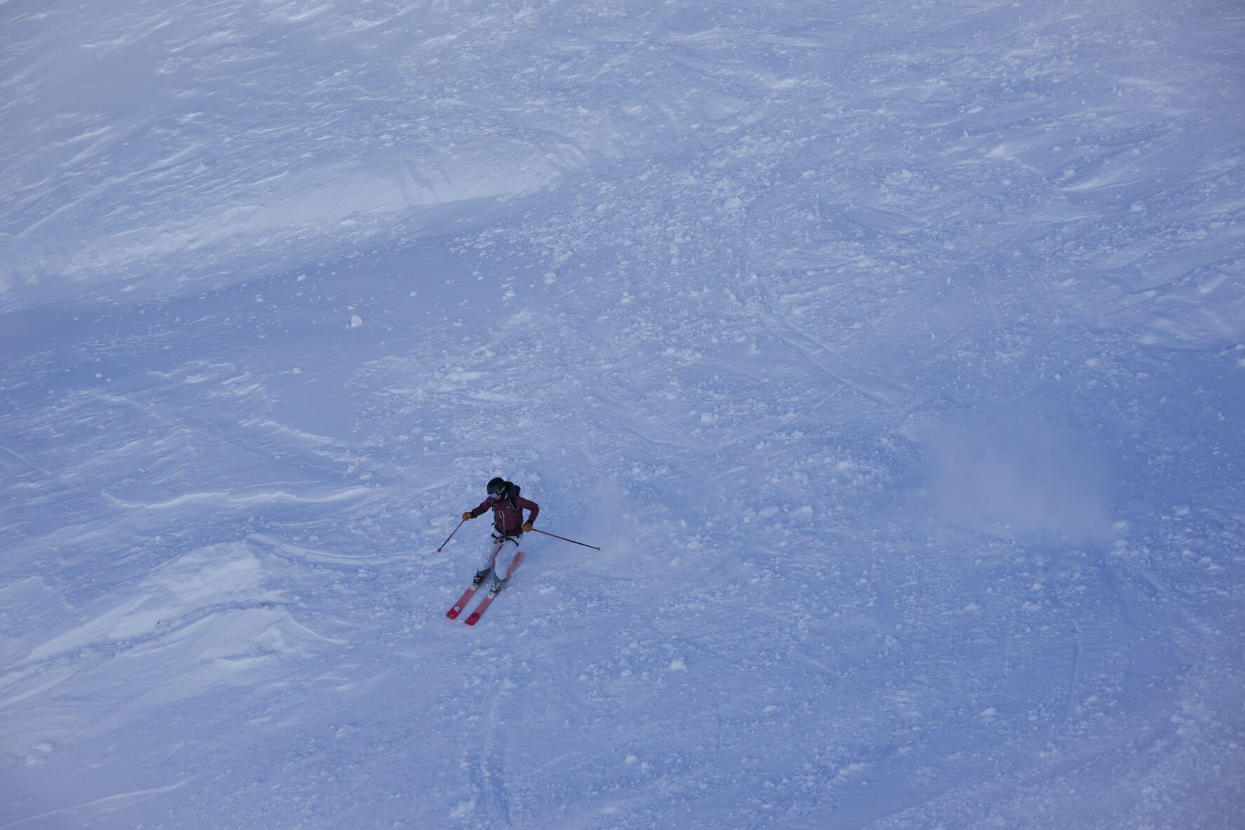 Aerial skier Chamonix