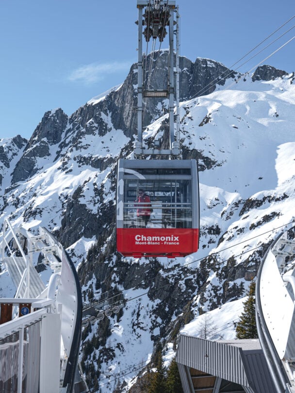 Brevent Chamonix skiers