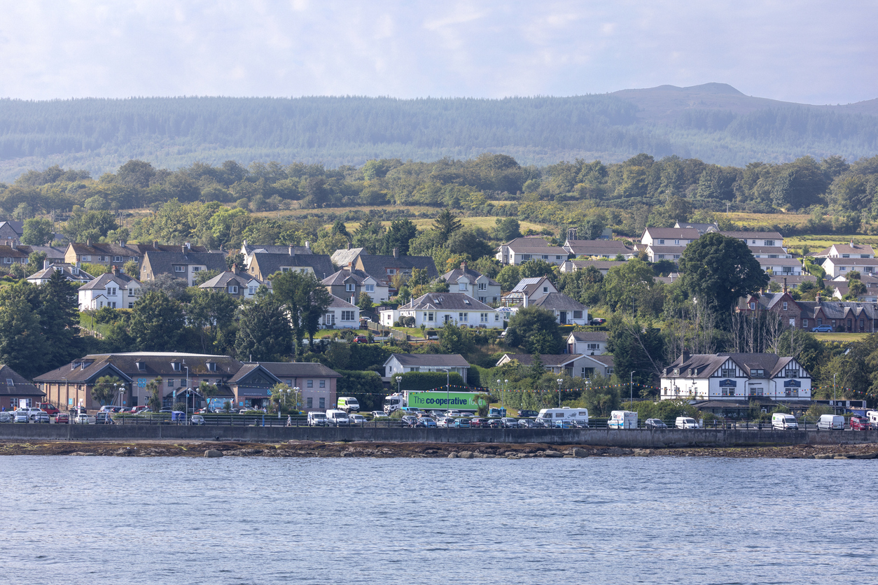Charming town of Brodick, Arran