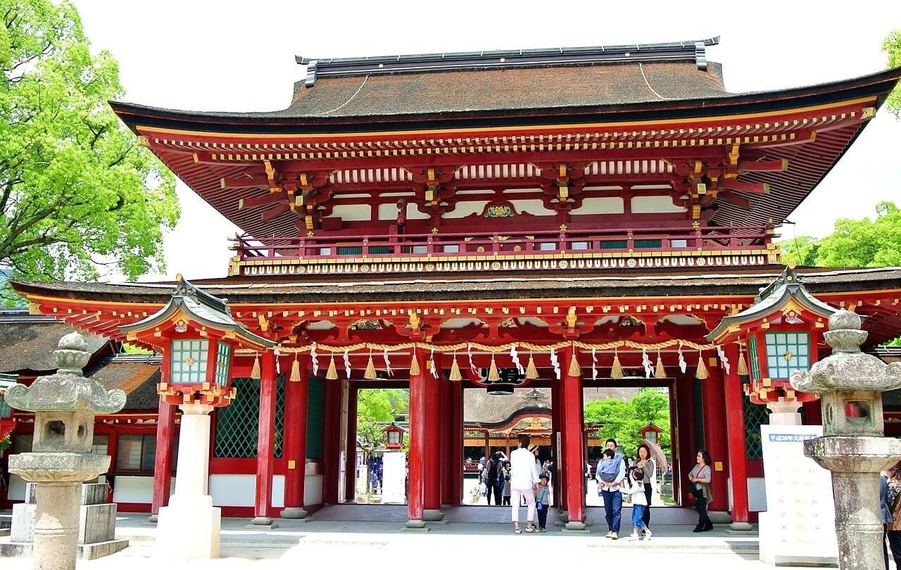 Dazaifu temple in Kyushu, Japan
