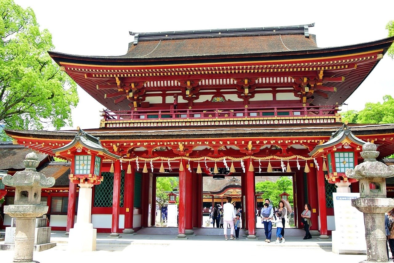 Dazaifu temple in Kyushu, Japan