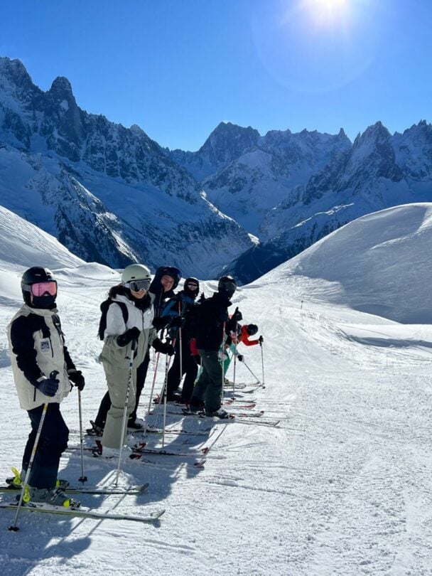 Guided Chamonix ski touring, all-women