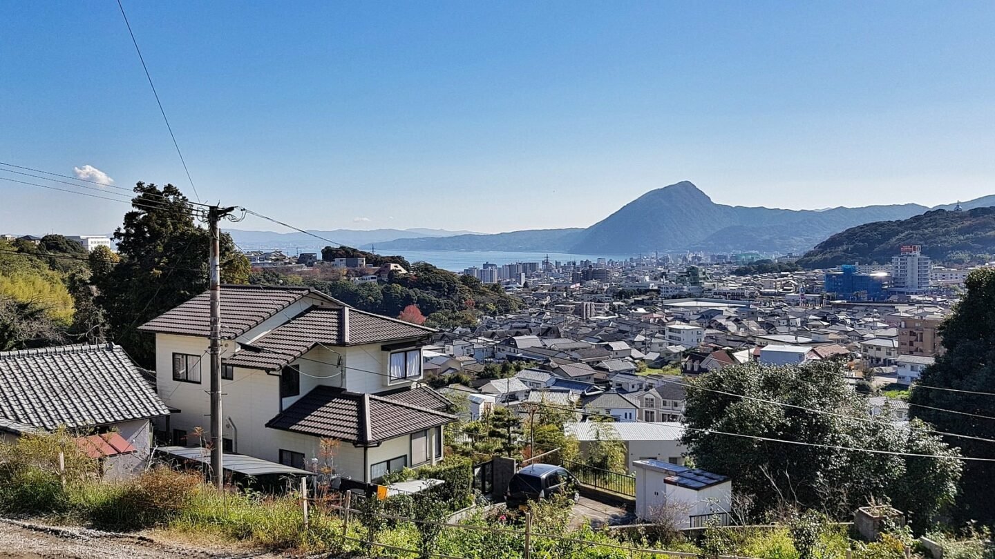 A seaside town in Kyushu, Japan