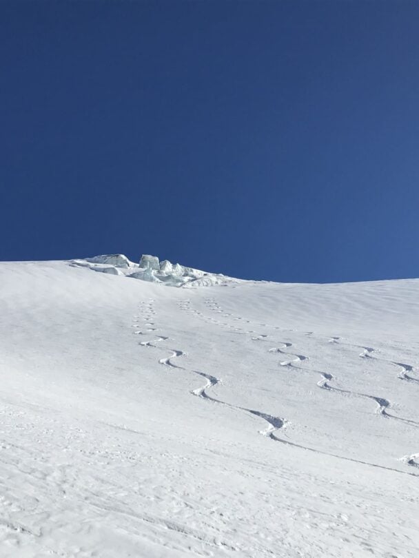 Guided Chamonix ski touring, all-women