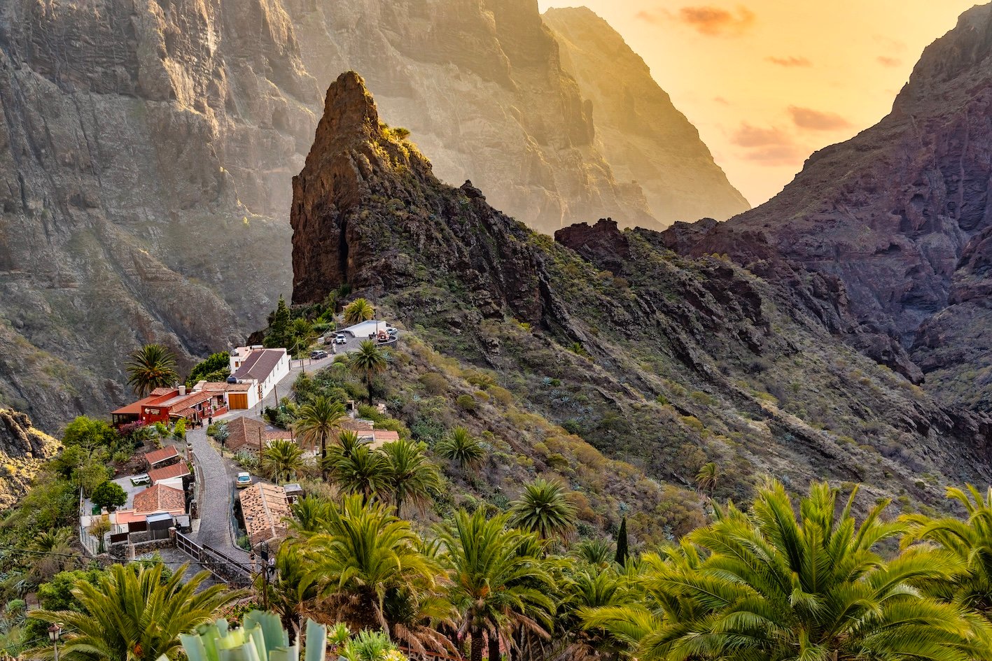 Masca valley and village, Tenerife, Spain