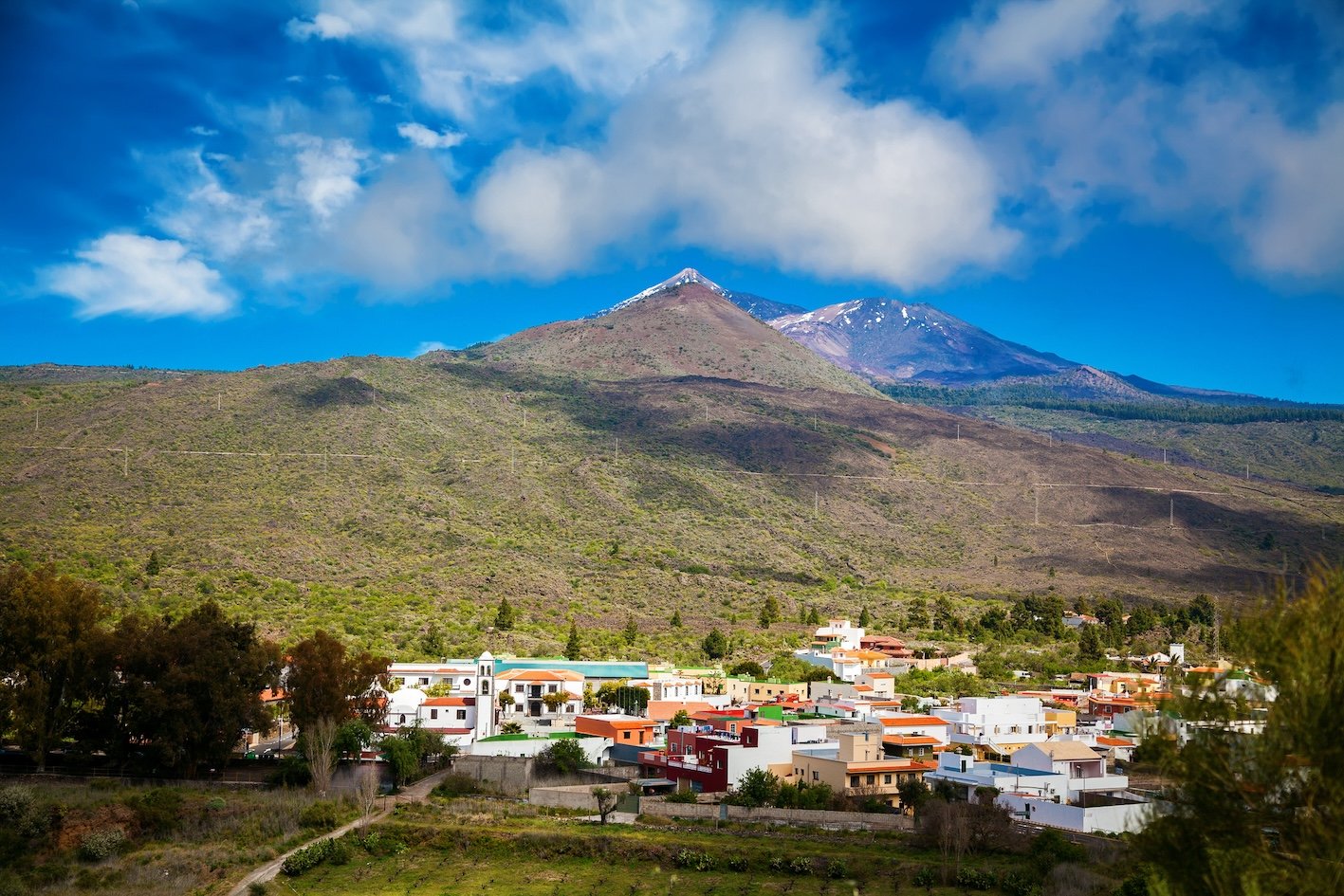 The town of Santiago del Teide, Tenerife, Spain