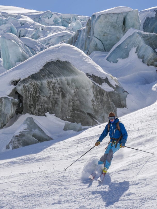 Brevent Chamonix skiers
