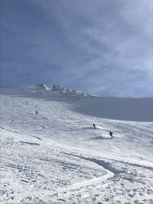 Guided Chamonix ski touring, all-women
