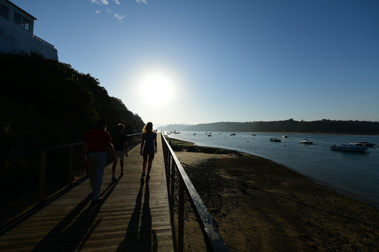Sunset on the Portugal coastline