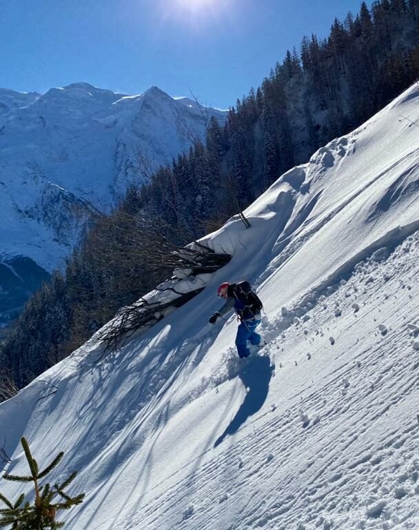 Guided ski tour of the Alps