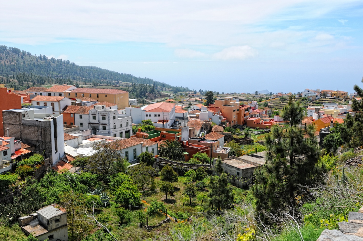 The village of Vilaflor, Tenerife, Spain