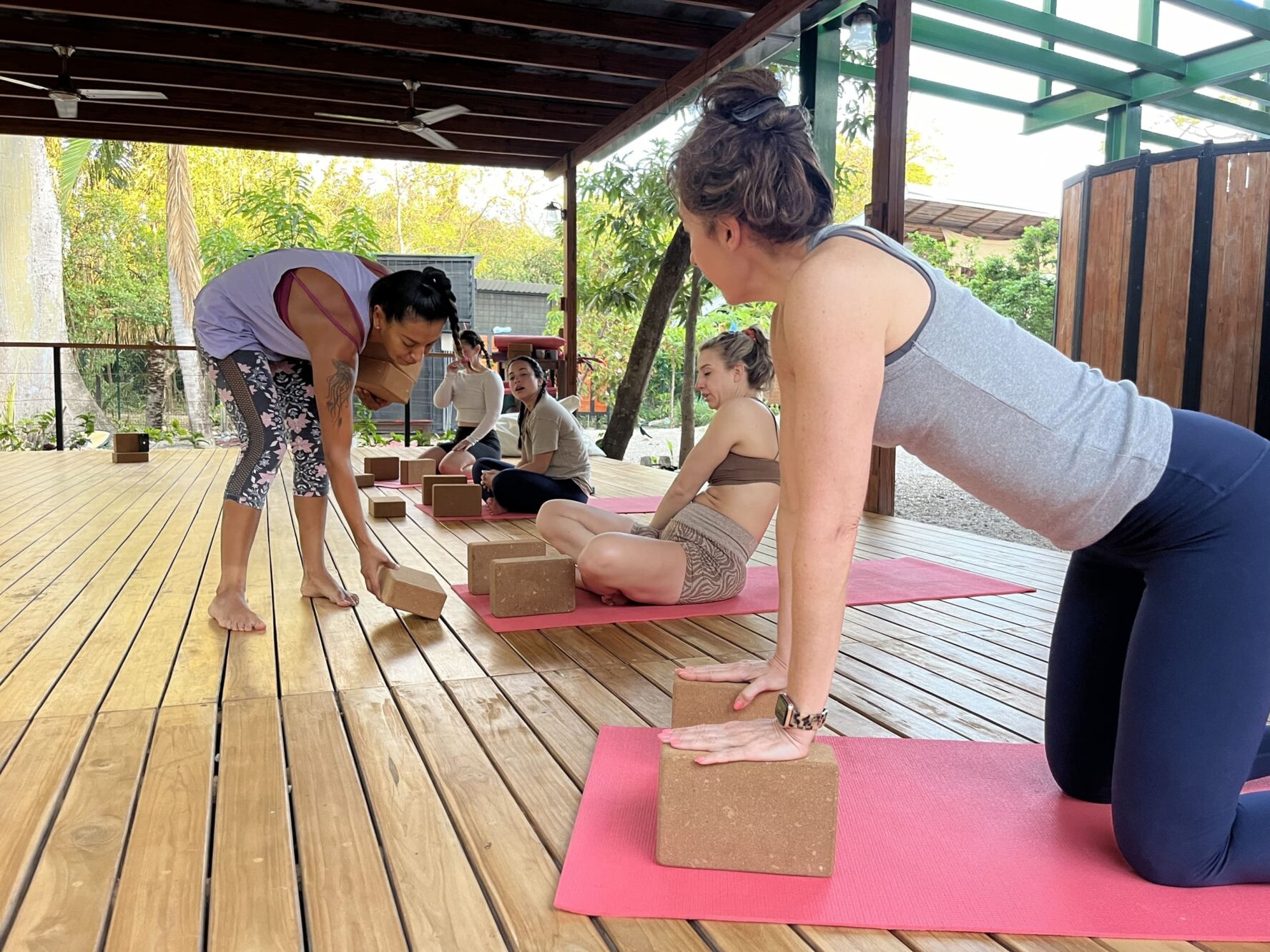 Yoga bricks in Costa Rica