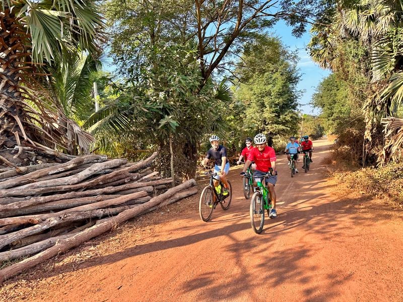 Biking in the countryside