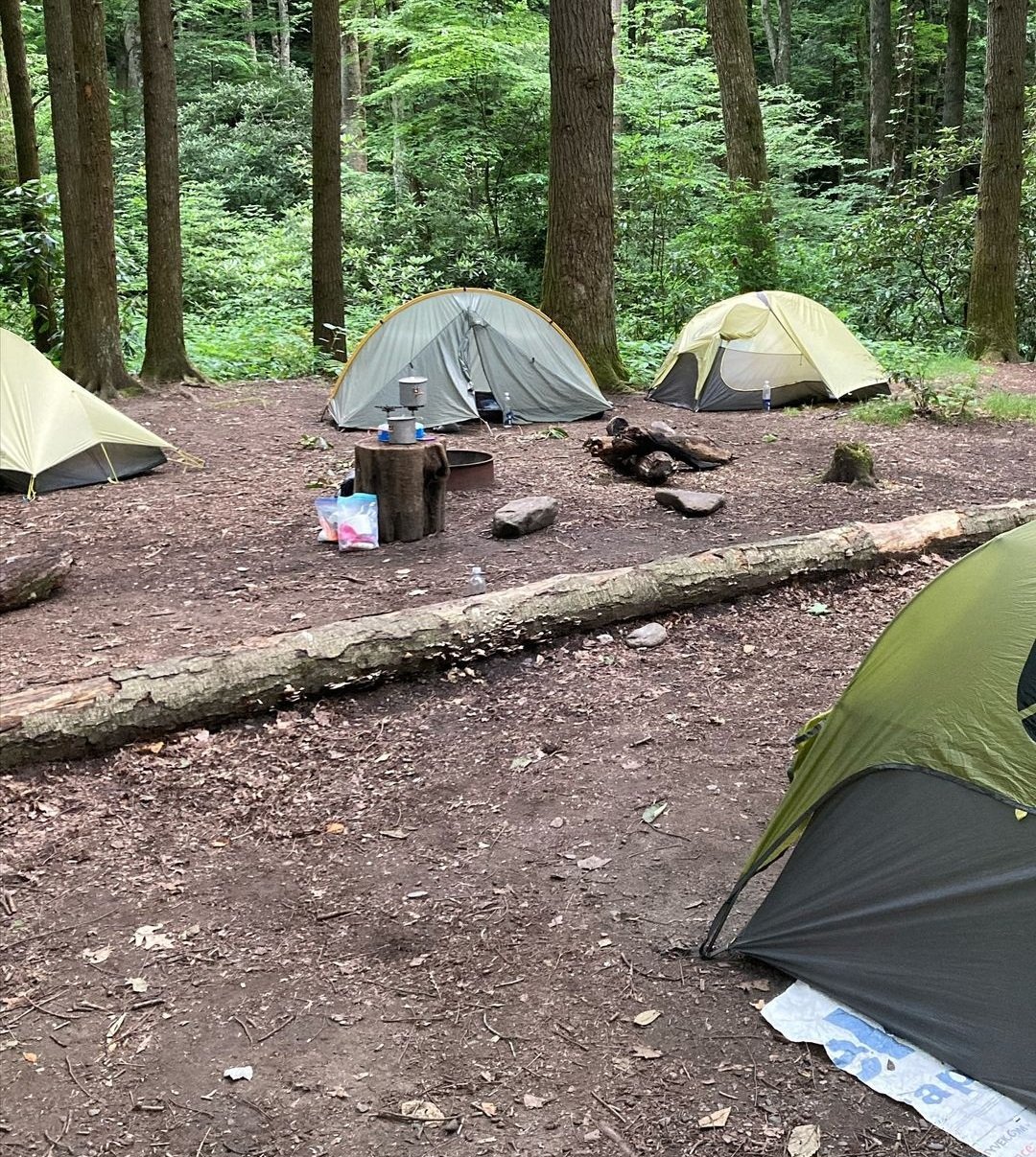 Campground in the Smoky mountains