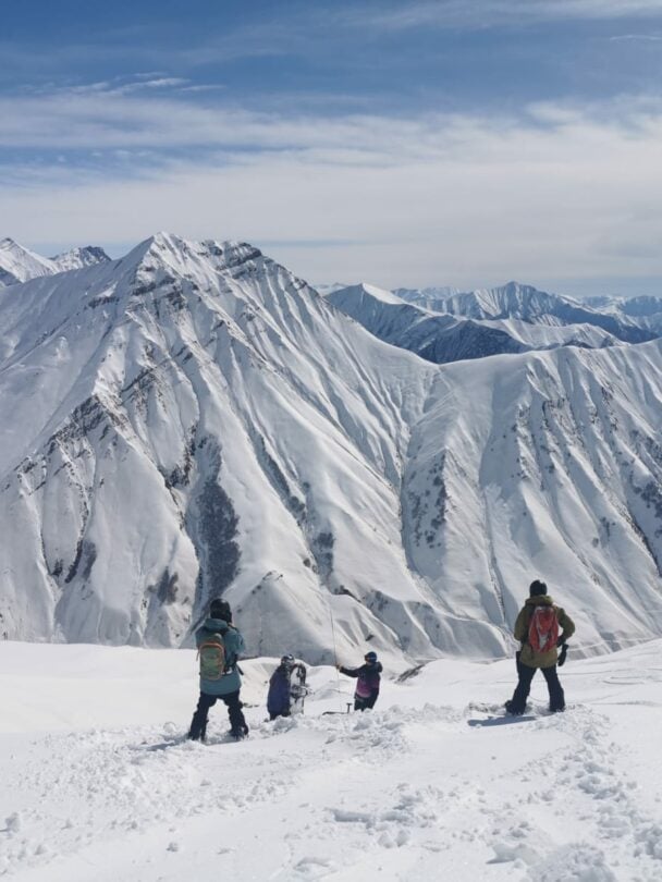 Gudauri freeriding group