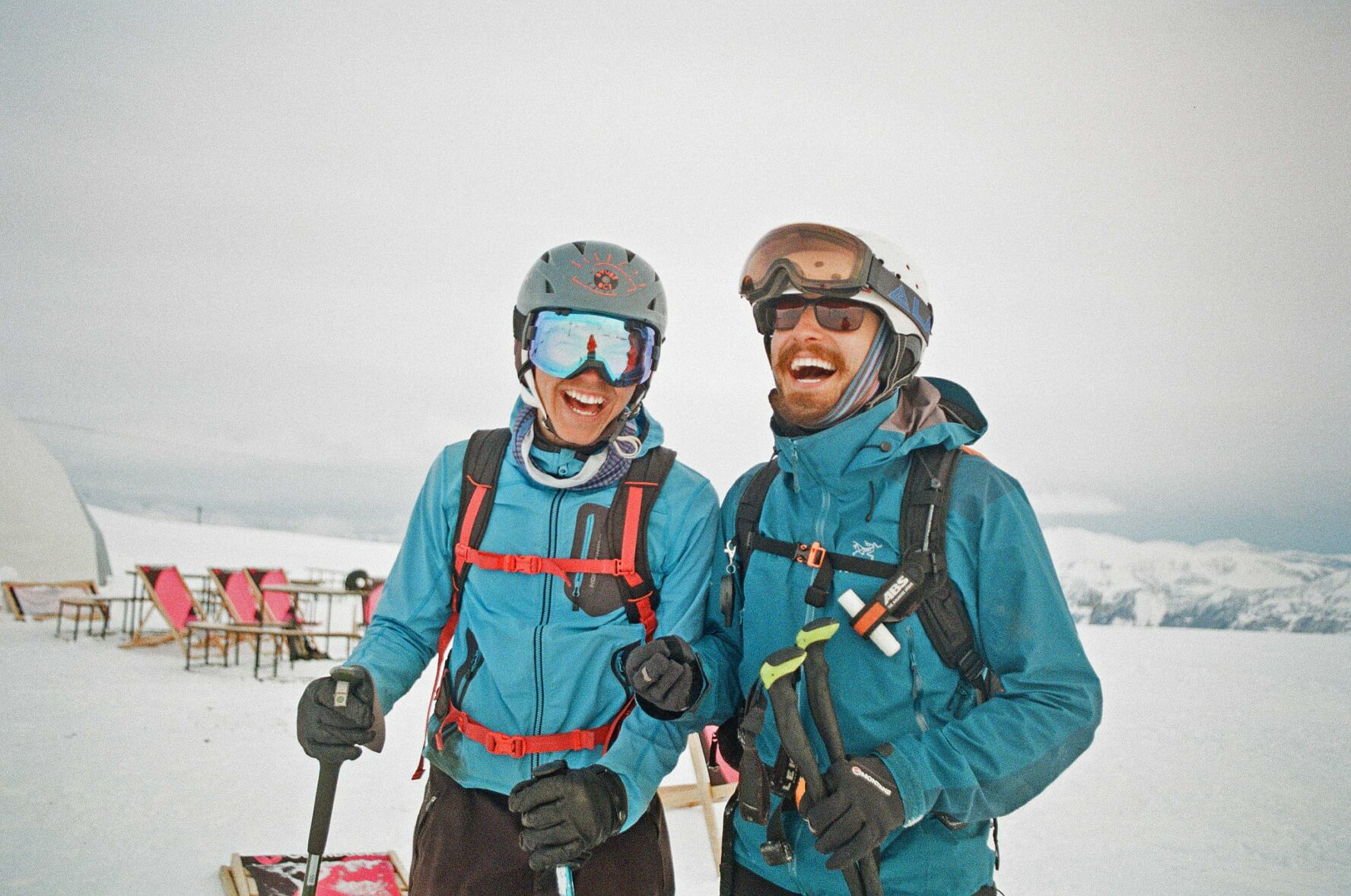 Gudauri laughing instructors