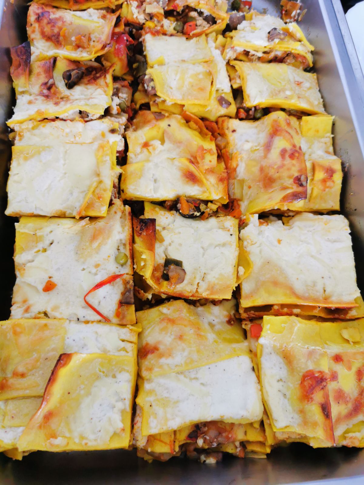 Lasagna in Istria retreat