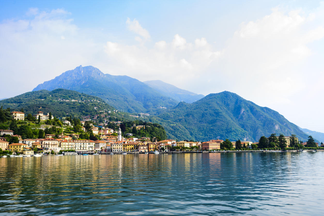 The town of Menaggio, Lake Como