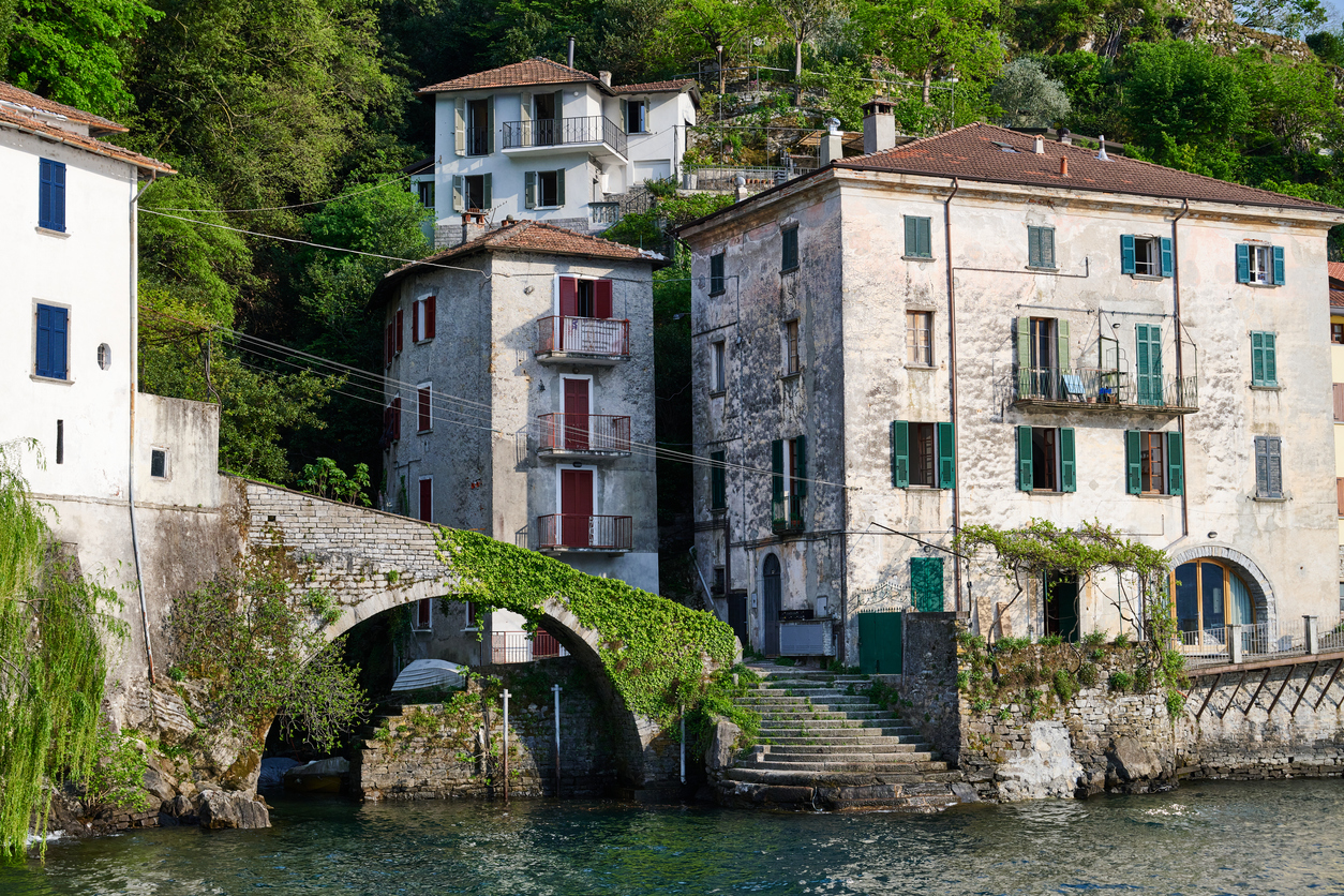 The village of Nesso, Lake Como