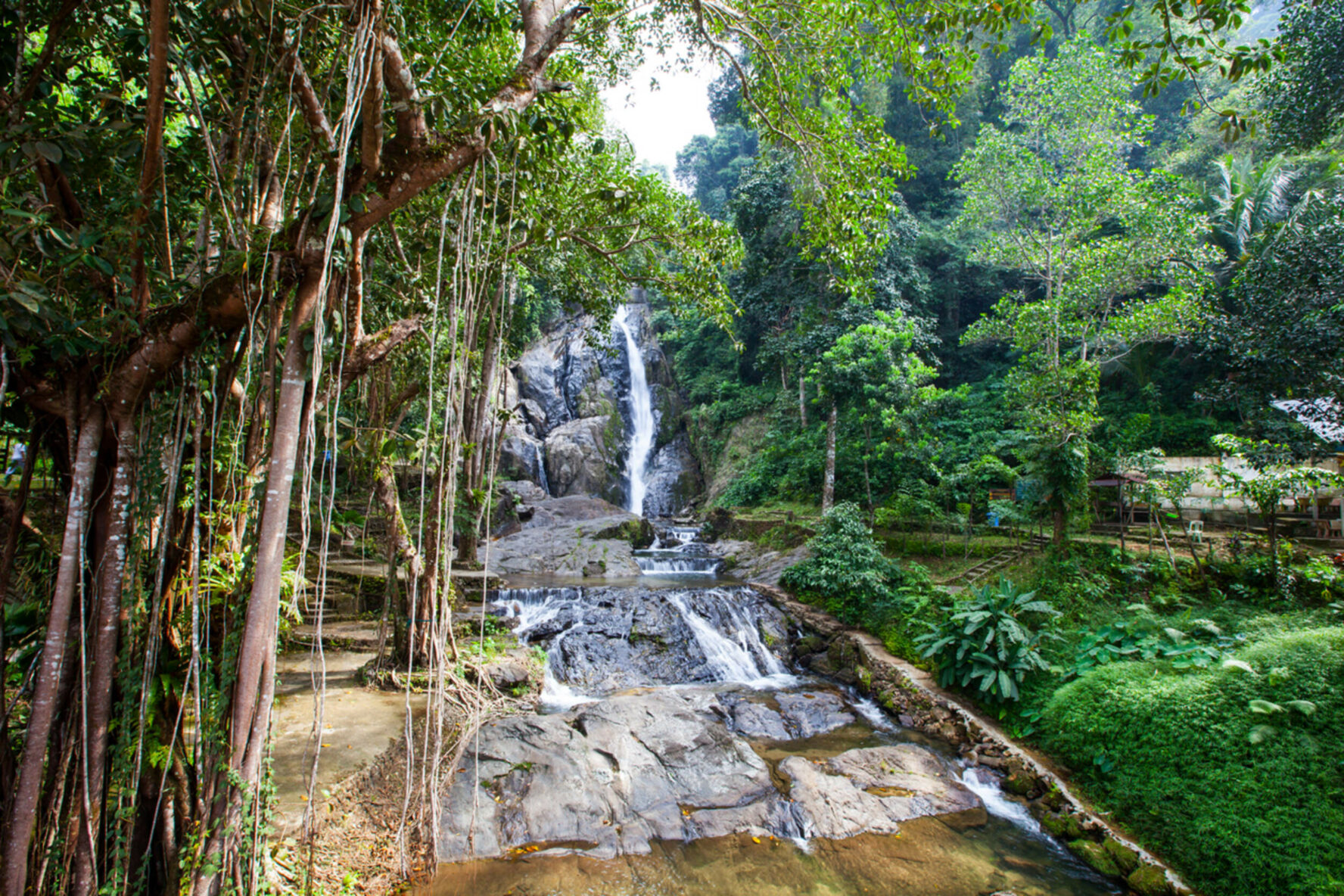 Poonyaban Waterfall near Ranong, Thailand