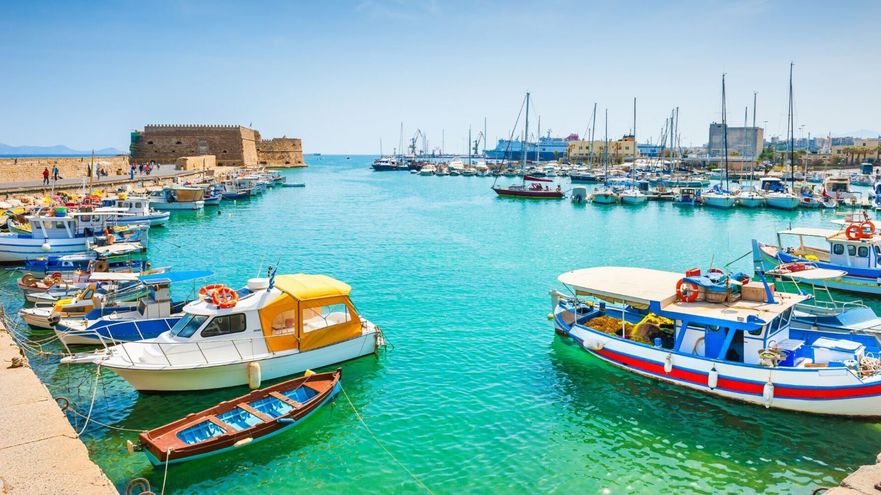 The port city of Heraklion