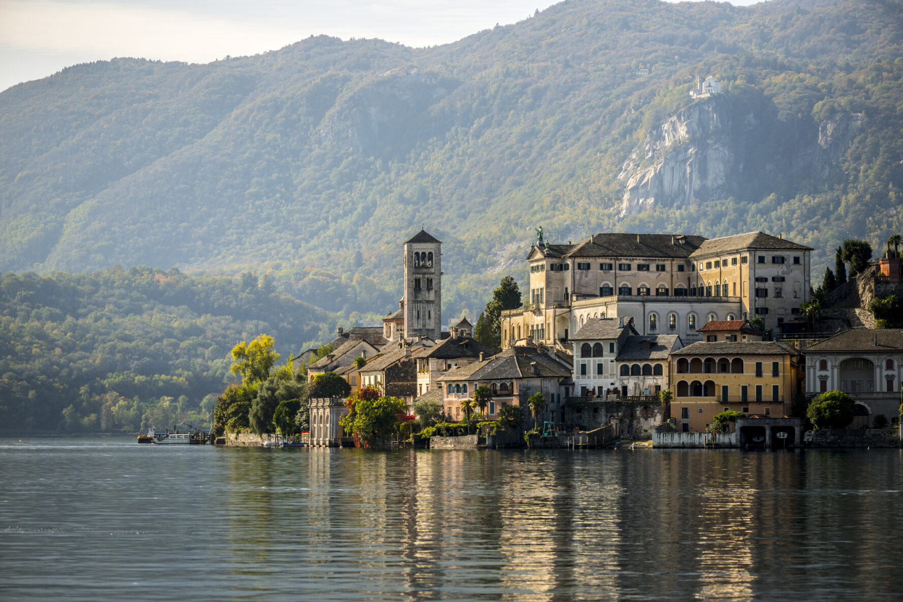 The island of San Giulio, Lake Orta