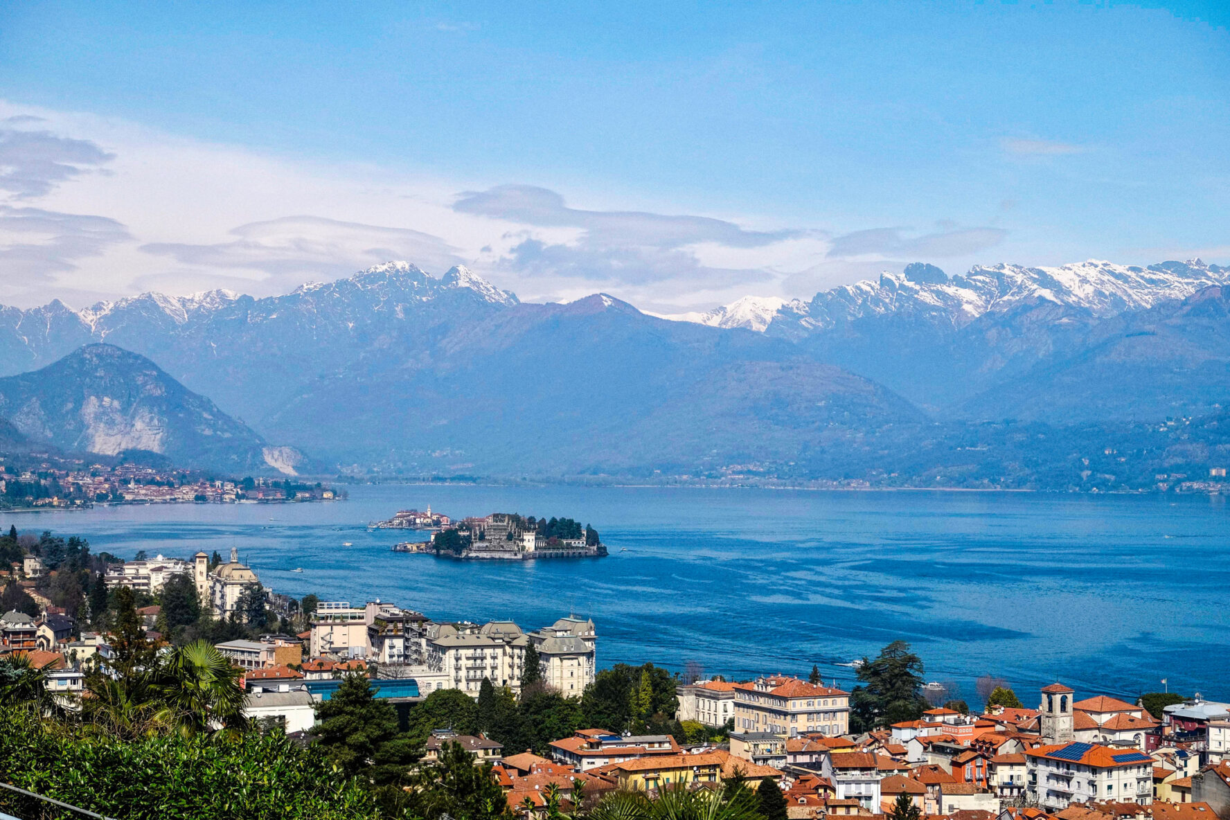 The town of Stresa, Lake Maggiore
