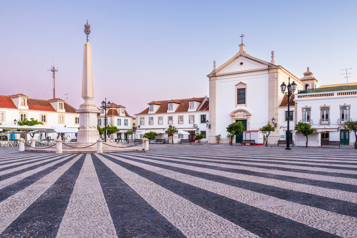 Vila Real de Santo Antônio main square