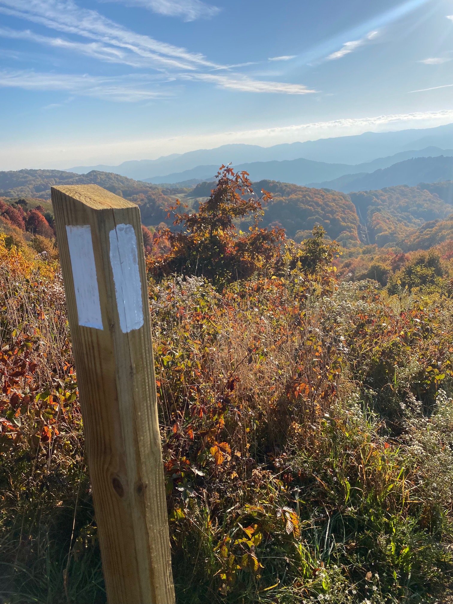 Warm day on the Appalachian trail