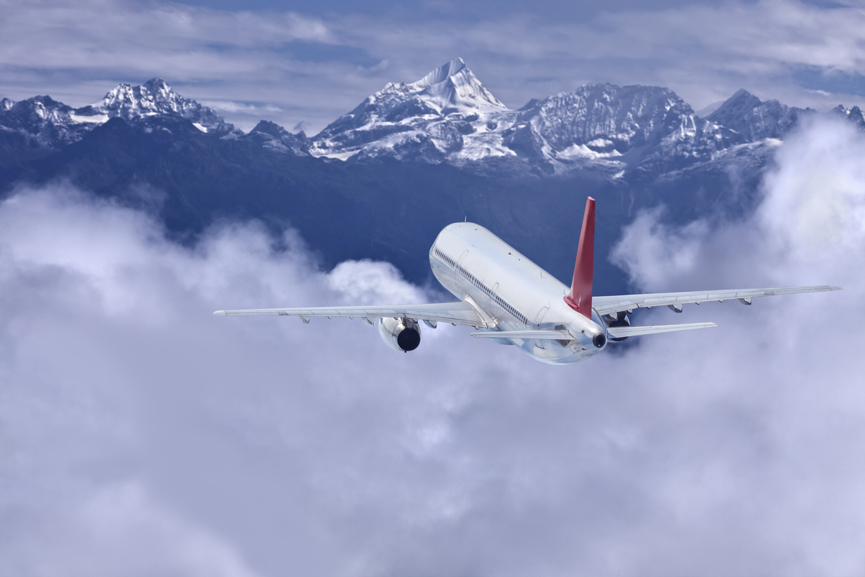 Airplane over Nepal