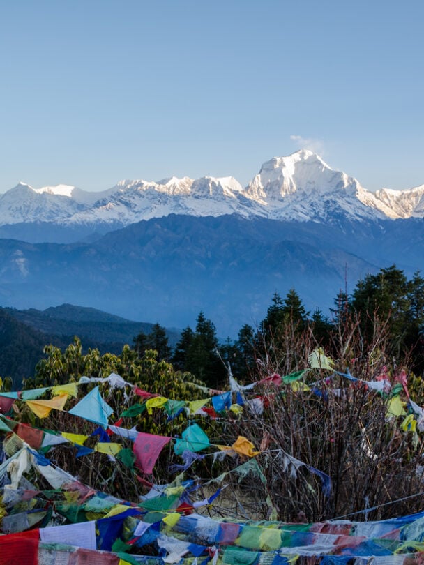 Annapurna Circuit Trek group, Nepal