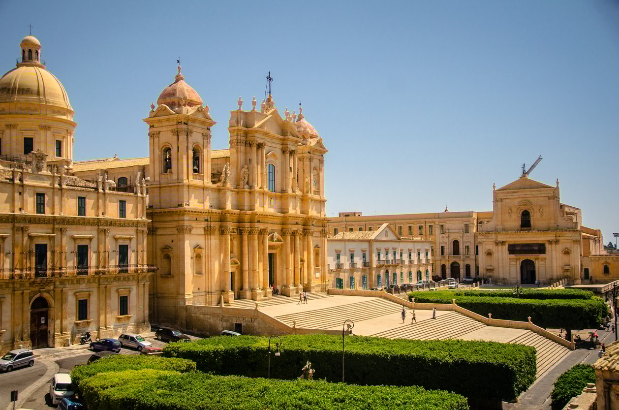 Baroque town of Noto in Sicily