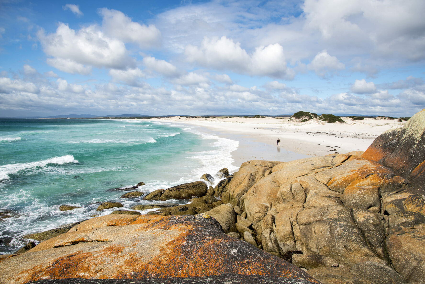 Bay of Fires and red rocks