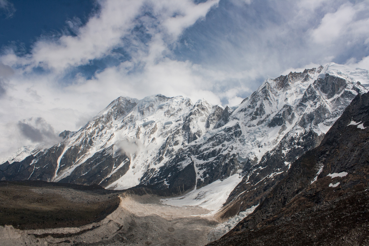 View of Manaslu from Bhimtang, Nepal