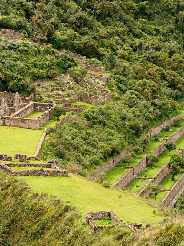 Hiking to Choquequirao in the Peruvian Andes