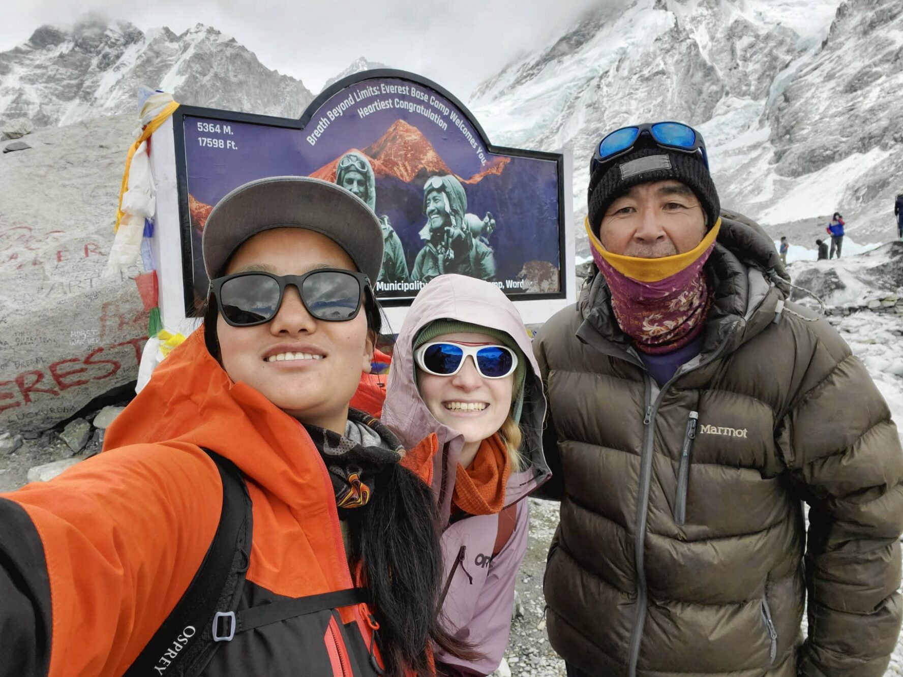 Everest Base Camp selfie