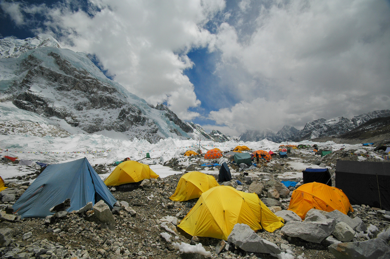 View of Everest Base Camp, Nepal