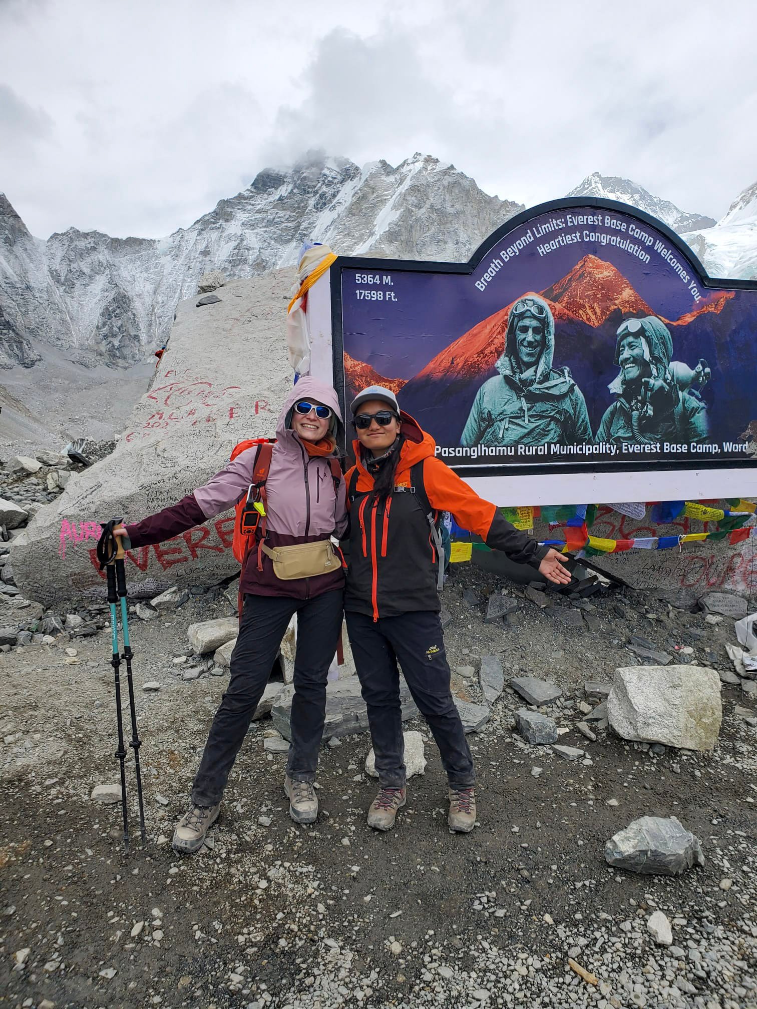 Everest BC portrait, Nepal