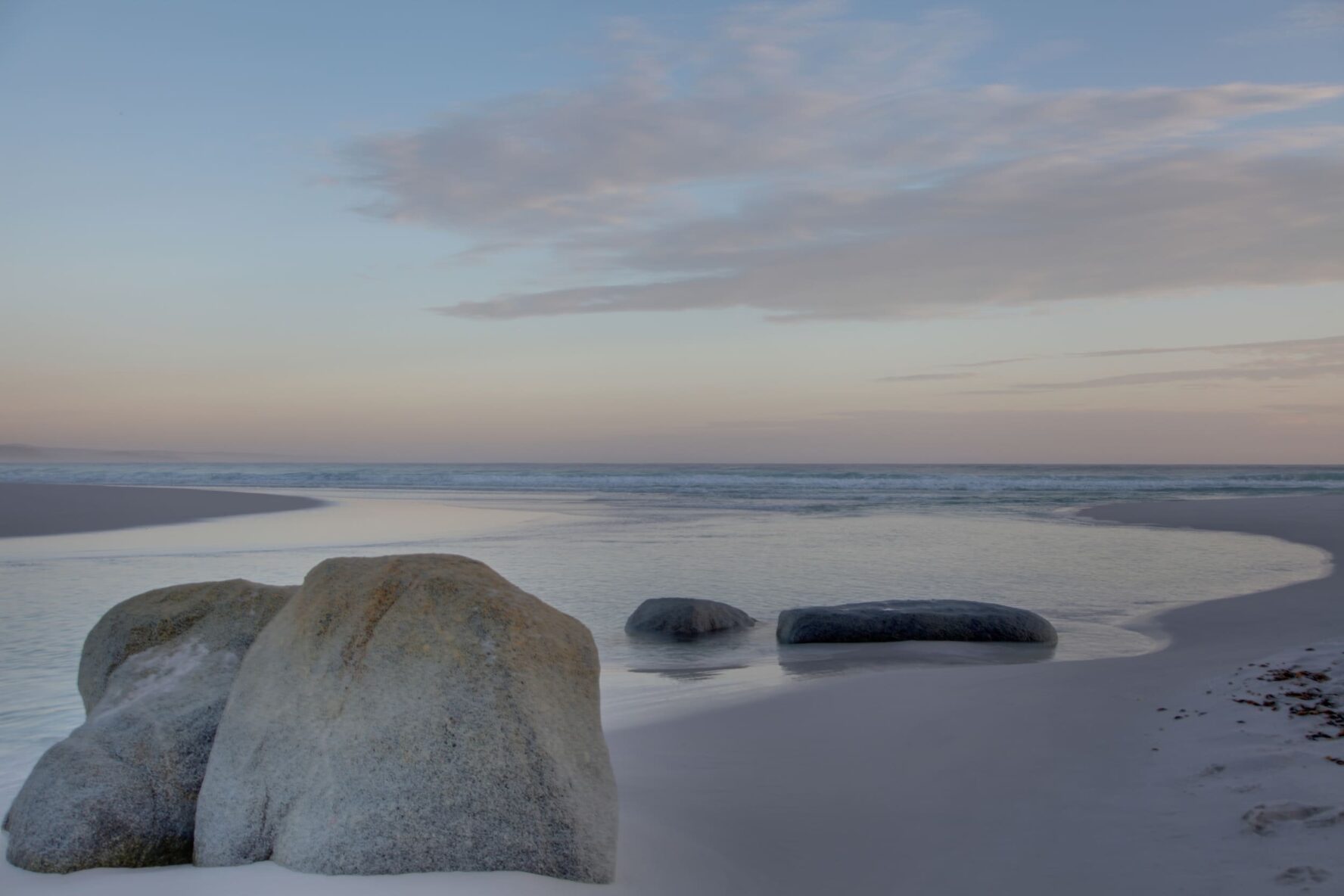 Getting dark in Tasmania