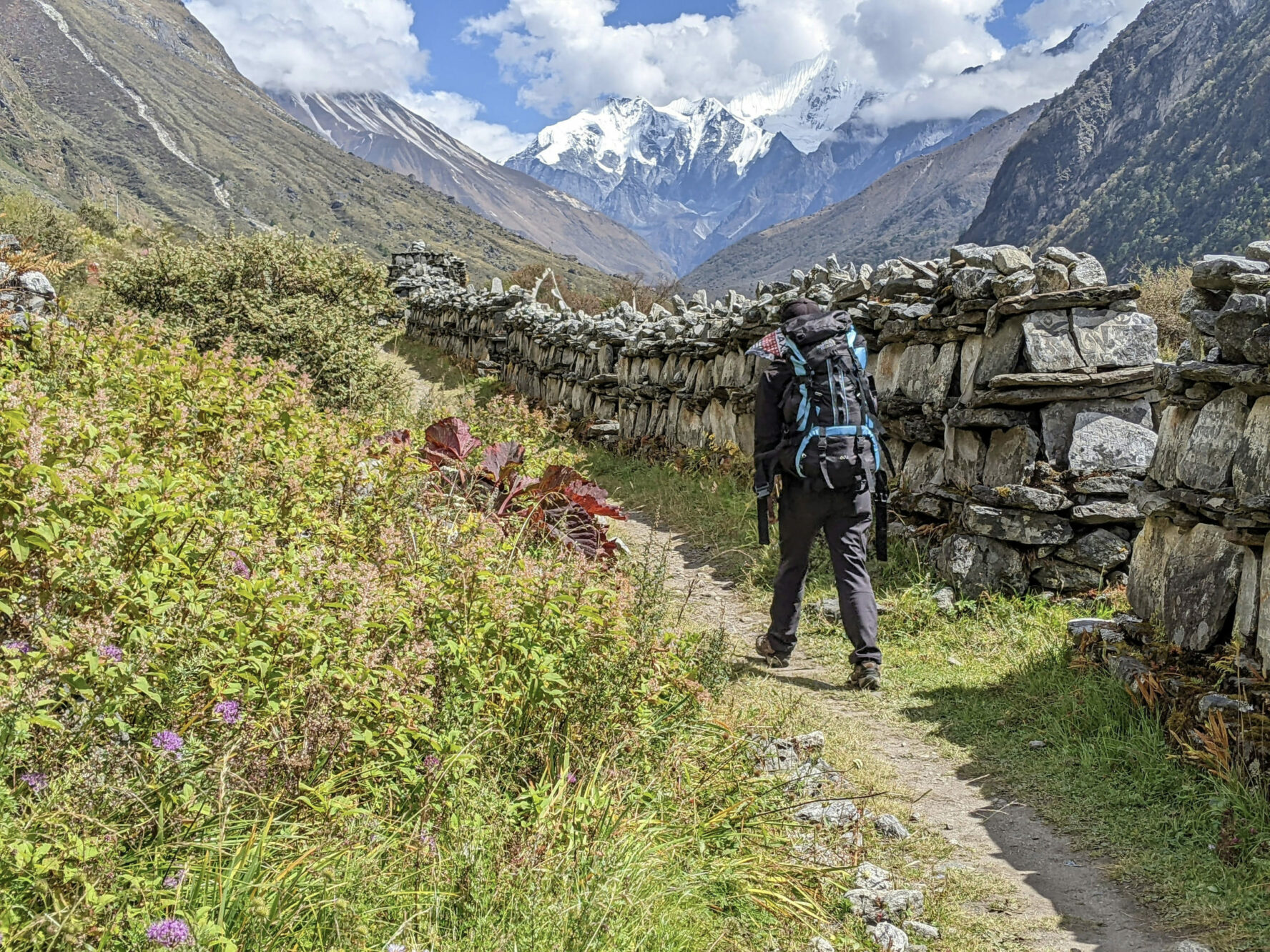 Hiking in Langtang Valley