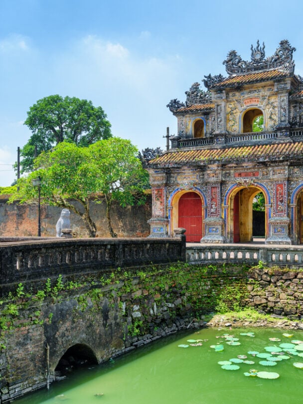 Cycling on a road along Vietnam’s Central Coast
