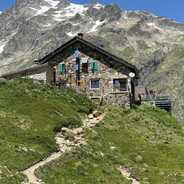 hut typical alps