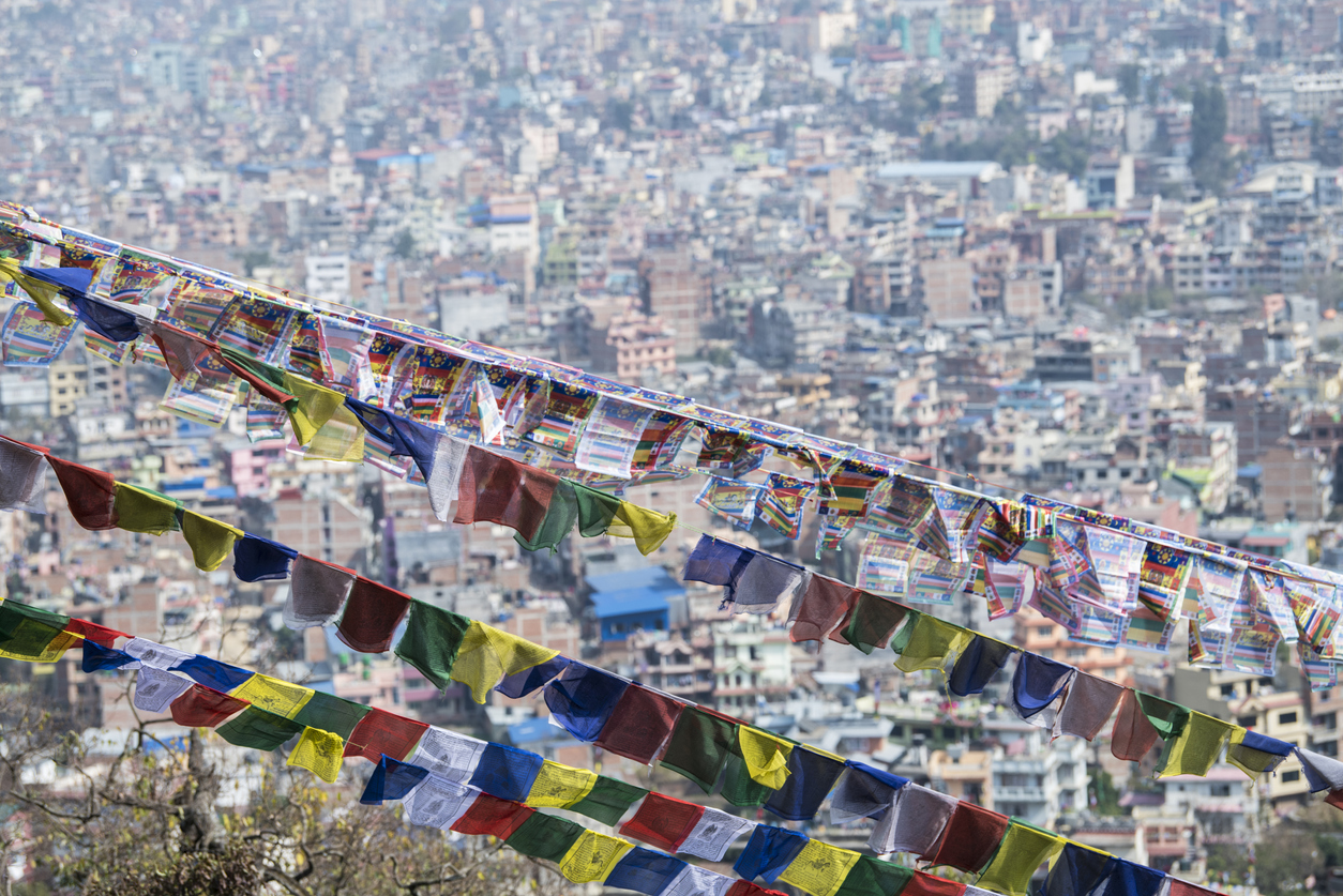Kathmandu from above, Nepal