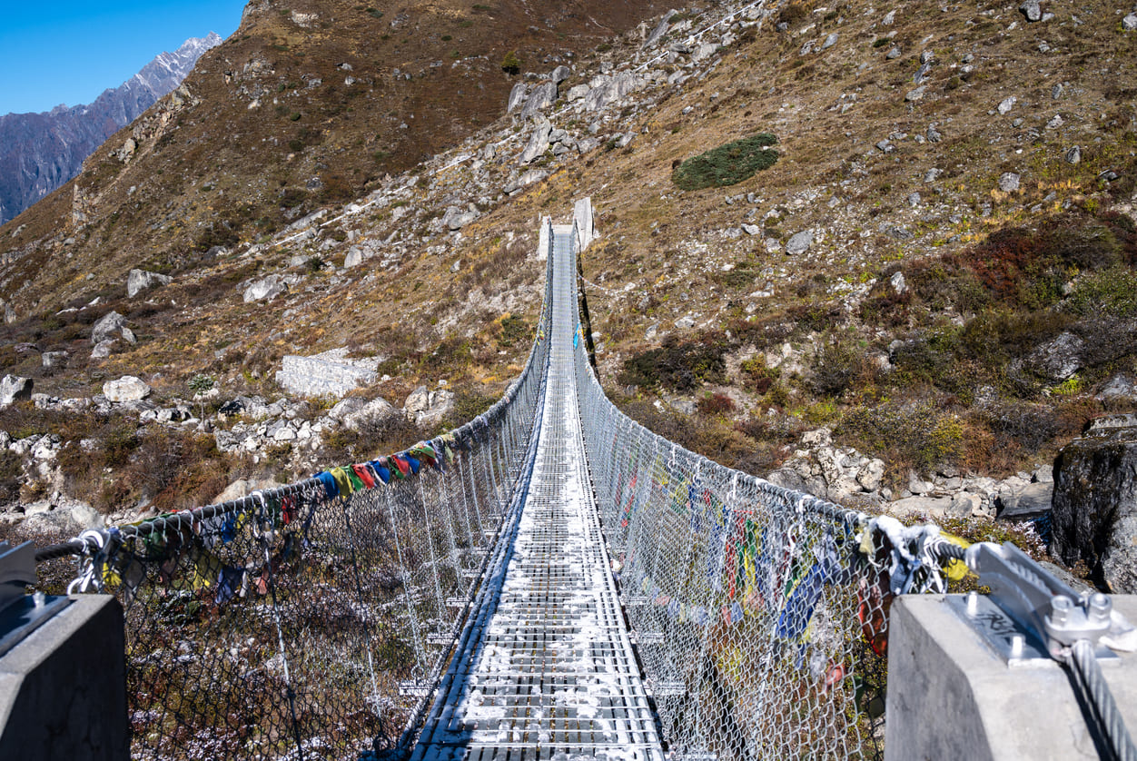 Bridge in Langtang Valley